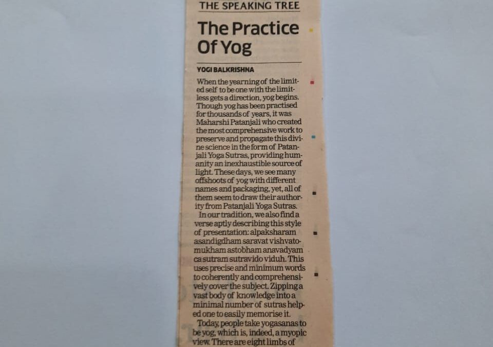 The Practice of Yog